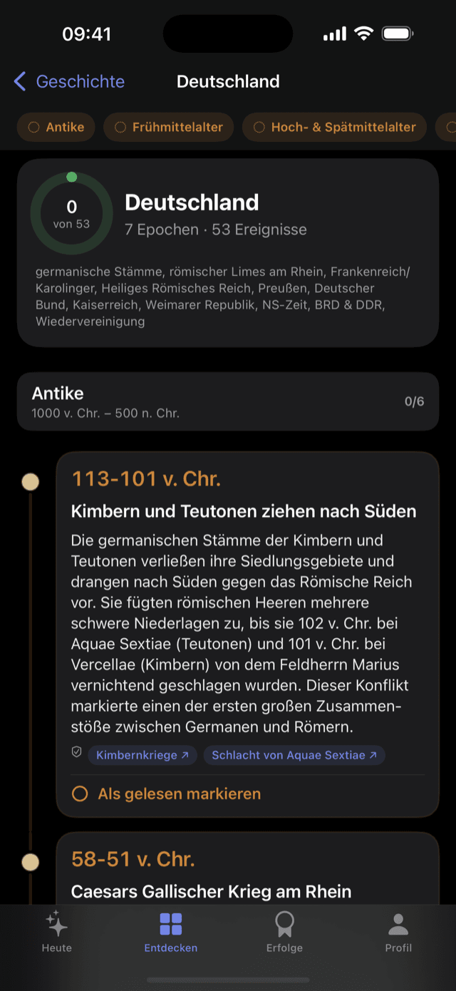 5 Fakten am Tag – Geschichte